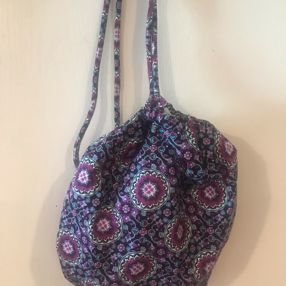 Vera Bradley Floral Drawstring Bag
